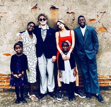 Estere Ciccone with her siblings.